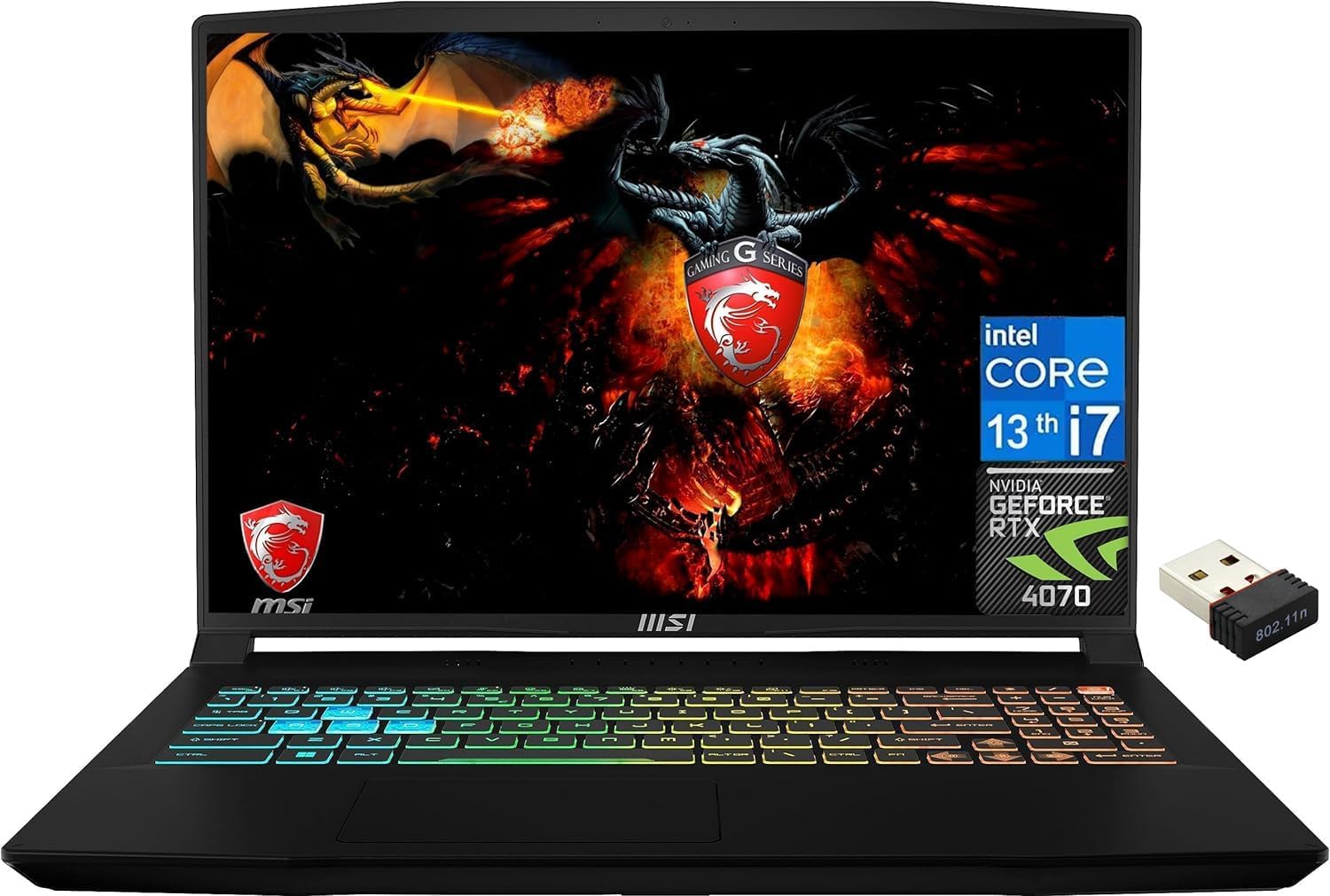 MSI 2023 Newest Crosshair Gaming Laptop, 16″ FHD+ 144Hz IPS Display, NVIDIA GeForce RTX 4070, Intel Core i7-13620H (Beats i9-12900H), 32GB DDR5 RAM, 2TB SSD, Backlit Keyboard, Wi-Fi 6, Windows 11 Home MSI 2023 Newest Crosshair Gaming Laptop, 16″ FHD+ 144Hz IPS Display, NVIDIA GeForce RTX 4070, Intel Core i7-13620H (Beats i9-12900H), 32GB DDR5 RAM, 2TB SSD, Backlit Keyboard, Wi-Fi 6, Windows 11 Home