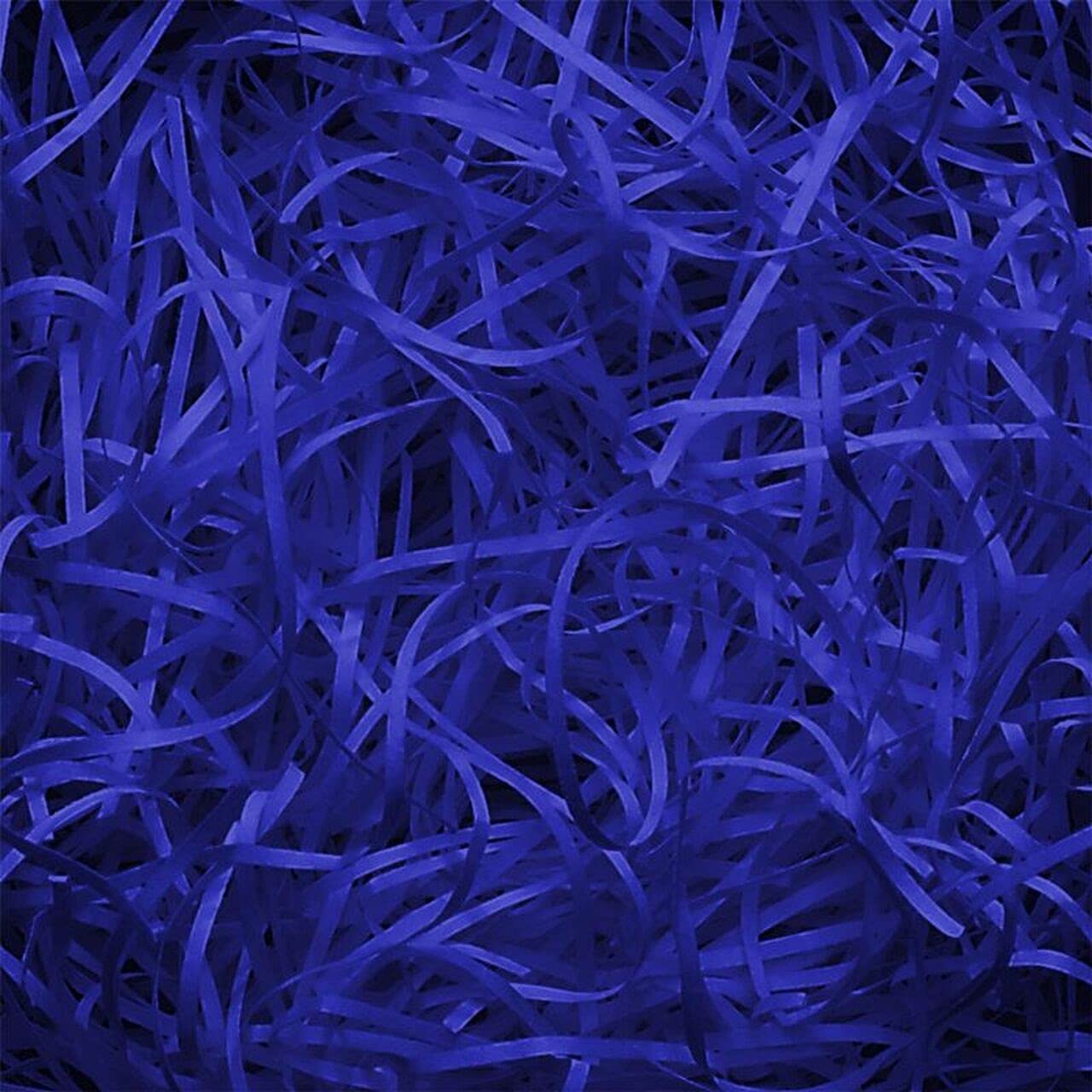 Luxury Coloured Kraft Shredded Paper-Hamper Packaging Gift Box Void Filler (Navy Blue, 3Kg)