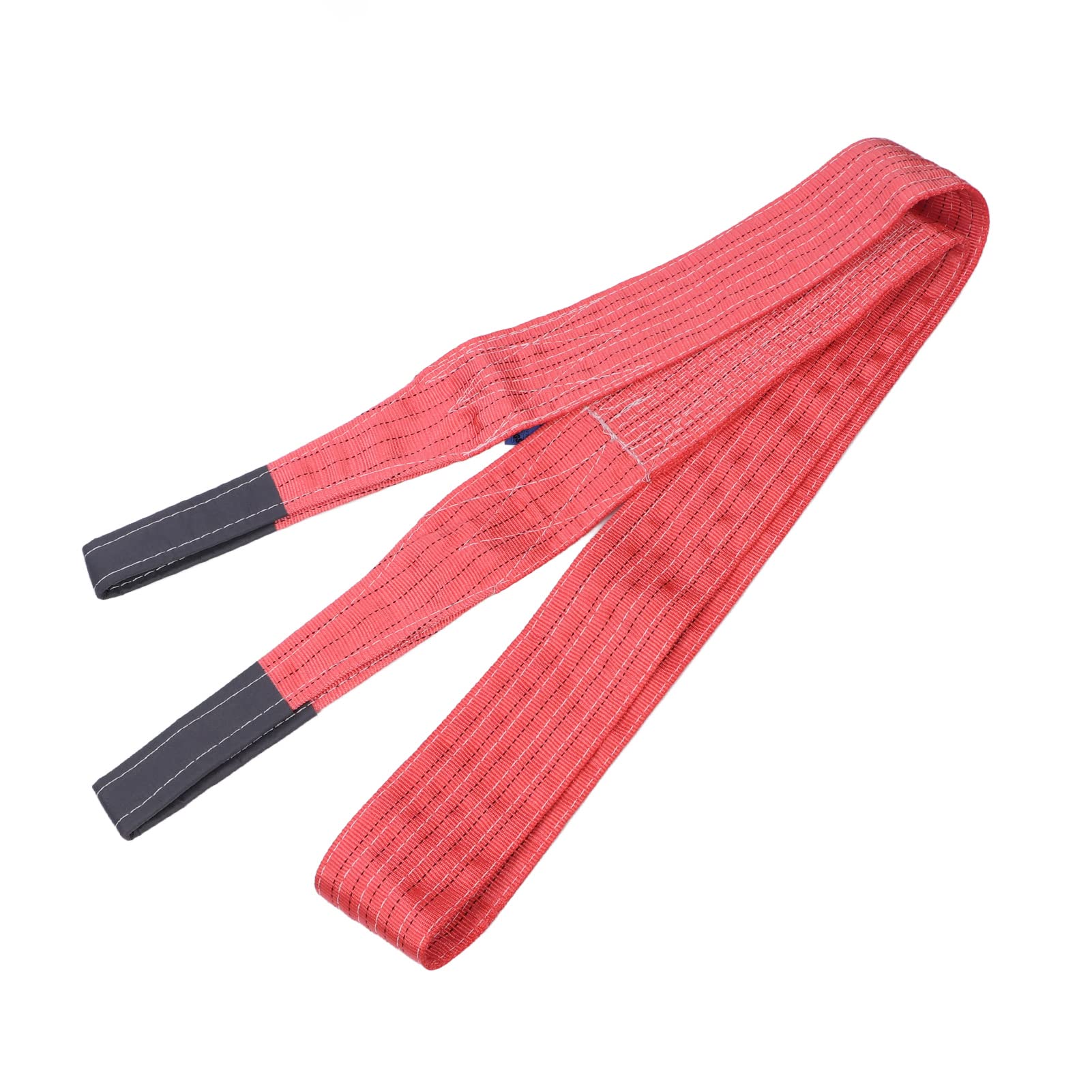 Eslinga de Cincha de Poliéster, Eslinga de Elevación de Cincha de 5T, Correa de Elevación con Ojales Planos, Capacidad de Carga de 11023LB, 4M (13,12 pies) de Longitud para