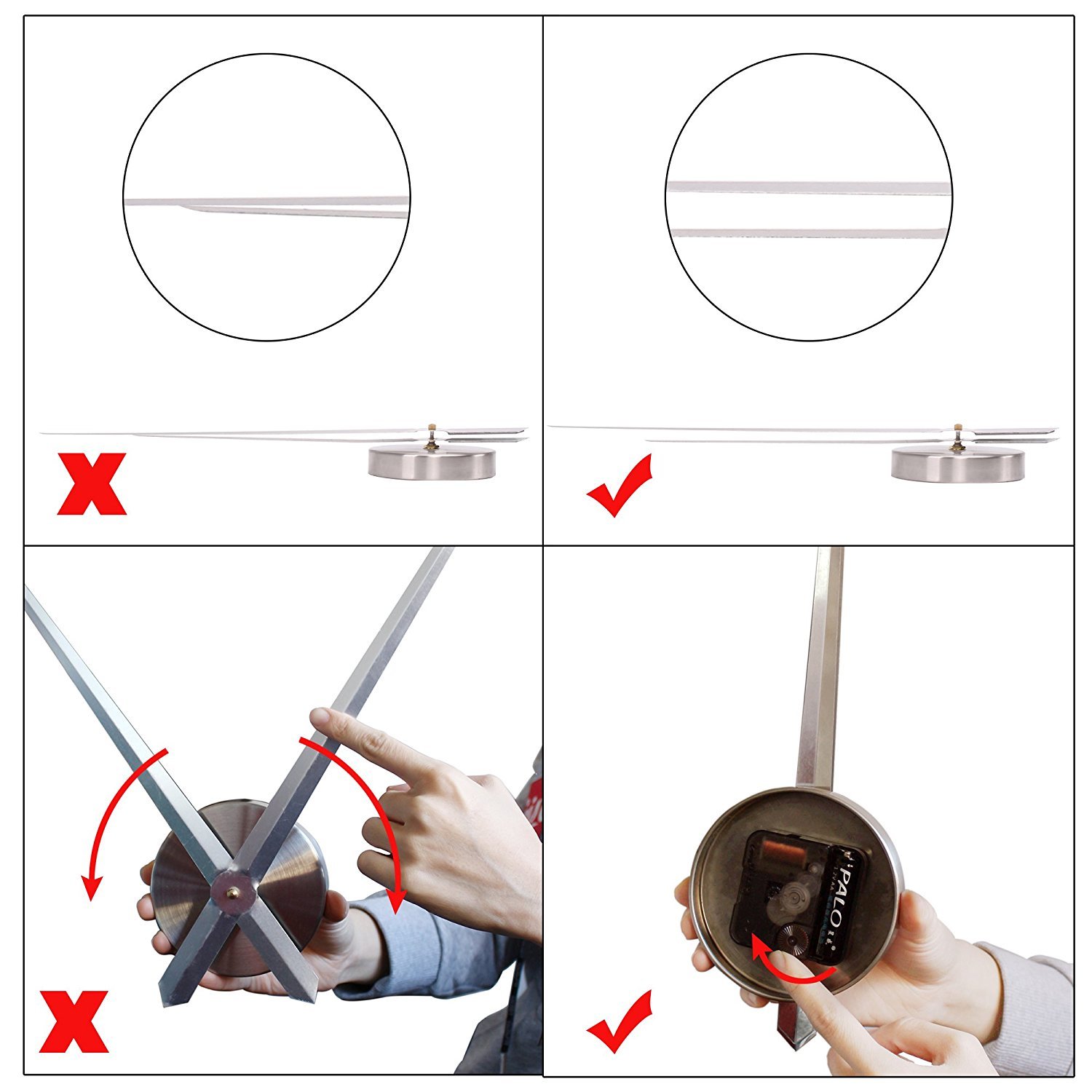 Duży czarny 3D bezramowy zegar ścienny naklejki DIY dekoracja ścienna do salonu sypialni