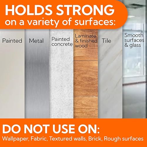 Miniatura 5 de hookay Ganchos utilitarios de 5 libras, ganchos de pared para colgar sin daños, sin herramientas, artículos de organización colgantes extraíbles en
