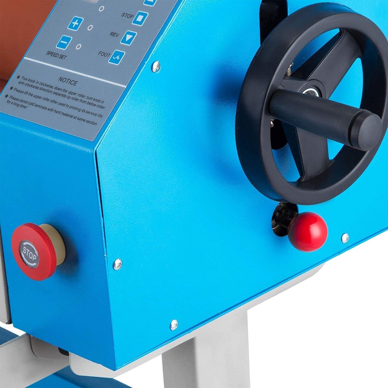 63 inches Electric Cold Roll Laminator, for Office School Advertising Photo Laminating, Electric/Manual Operation, Soft Rubber Rollers, 4 Casters