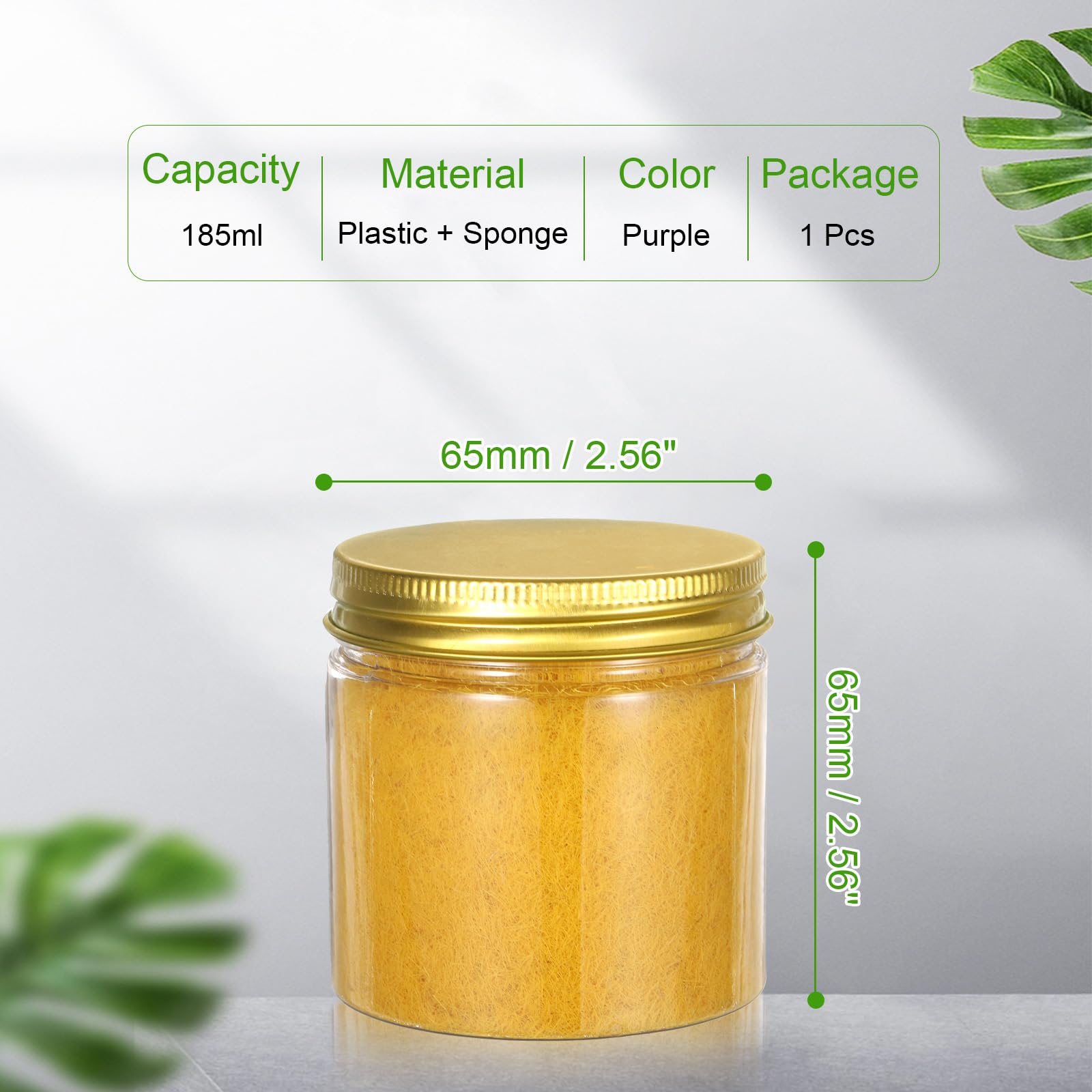 CoCud Model Grass Terrain Powder, 185ml Capacity, Fake Miniature Flower Grass Tree 3mm Nylon Yellow - Image 2