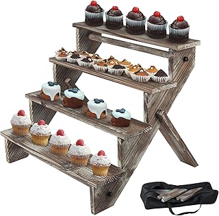 28 Entrance Shoe Storage Ideas For A Clean, Welcoming Entryway 170 J JACKCUBE DESIGN Rustic Wood Display Stand, 4 Tier Cupcake Stand Stair ...