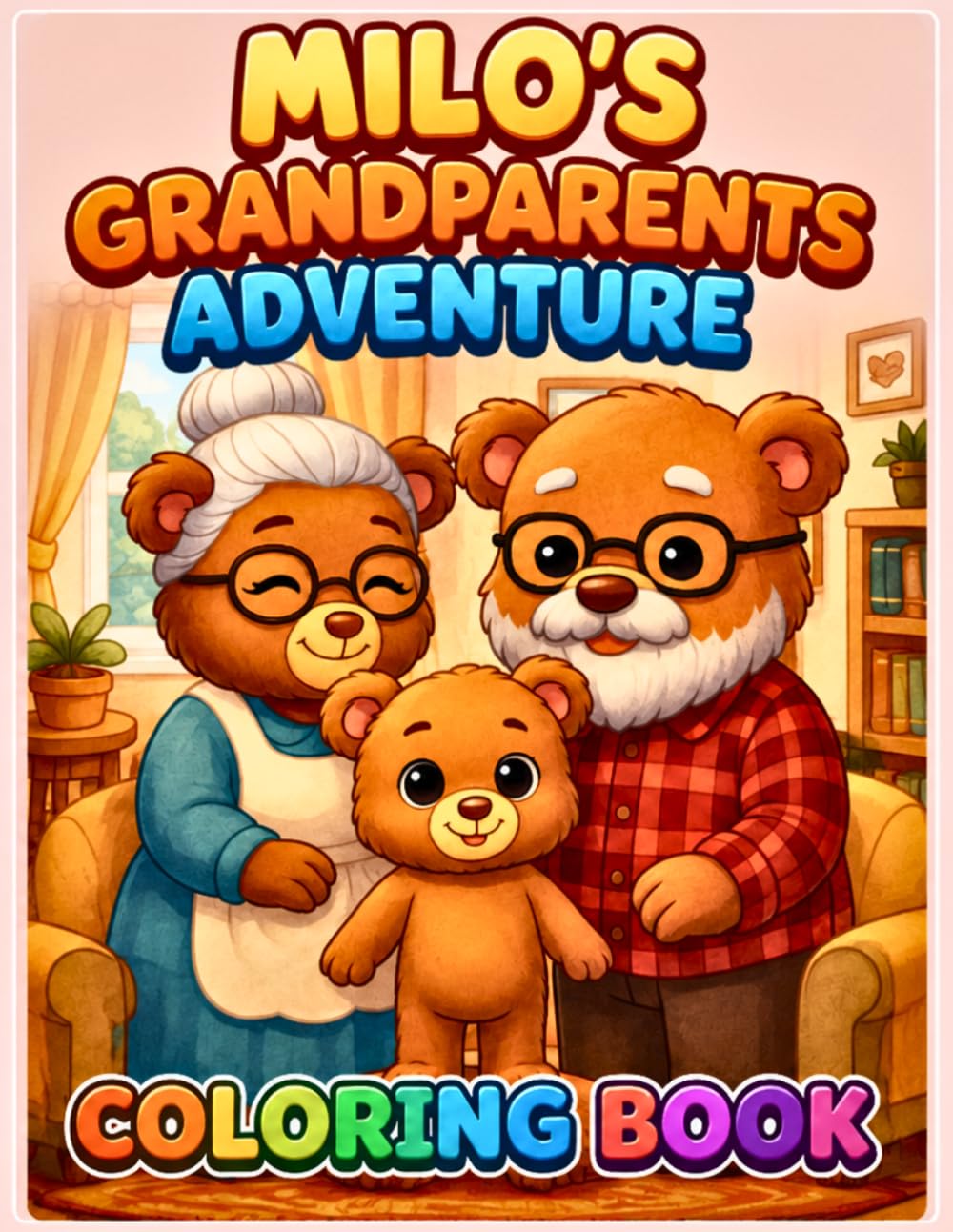 Milo's Grandparents Adventure, Family Coloring Book for Kids, Preschool & Toddler Coloring Pages | Fun & Cute Coloring Pages (The Little Bear Milo’s Adventures)