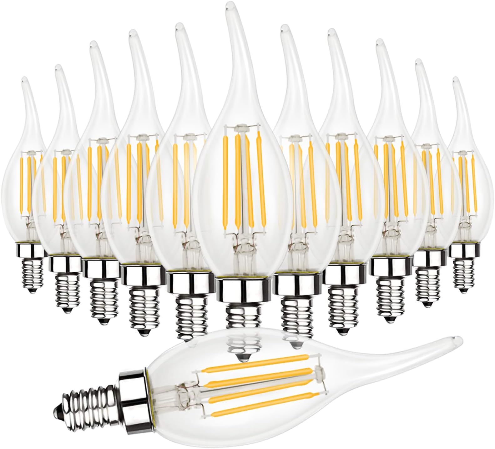 Energetic 6Pack BR30 LED Recessed Light Bulb, 8.5W=65W, 2700K Soft