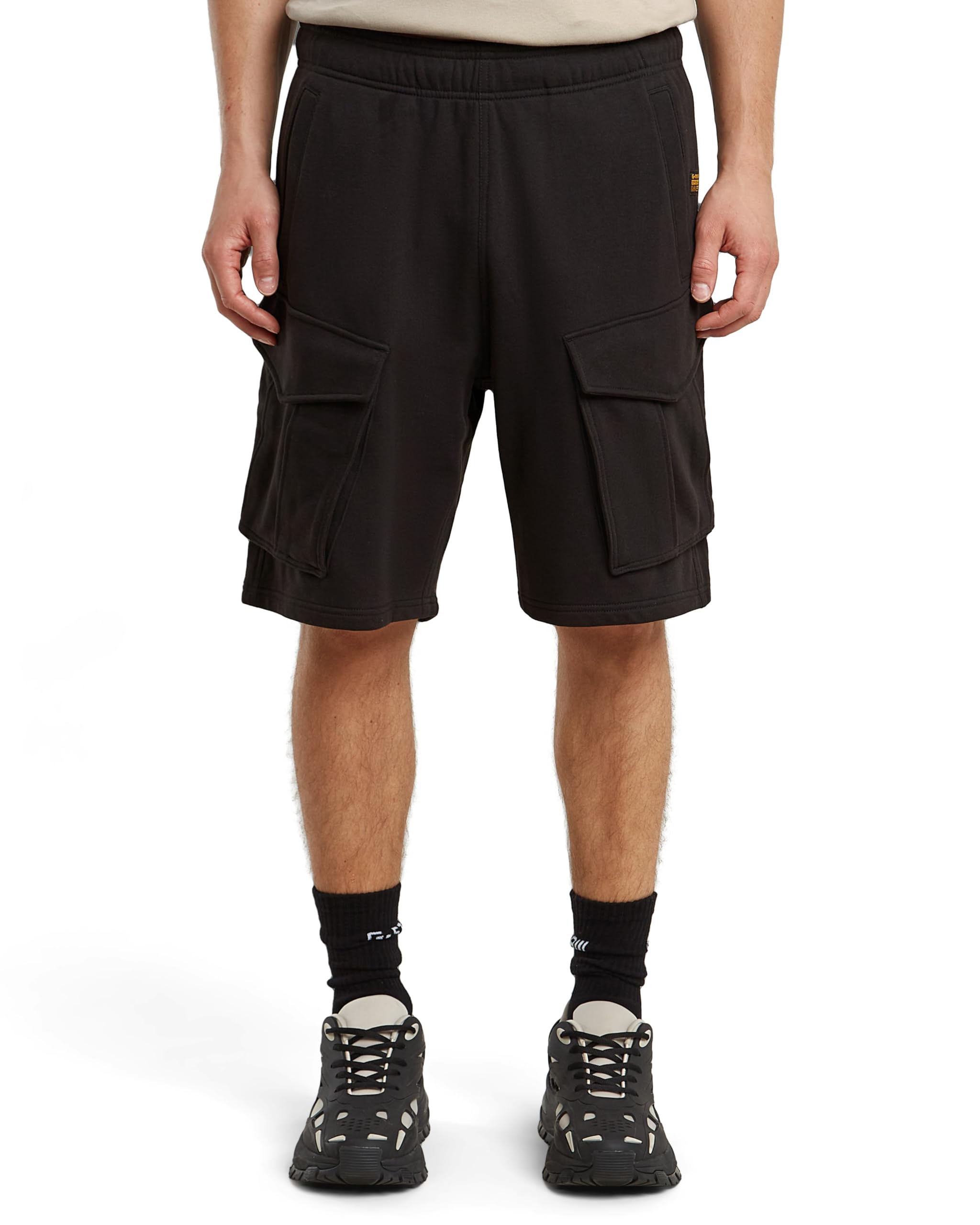 G-Star Men's Black (Dk Black D24452-D257-6484) Rovic Sweat Shorts, Xl