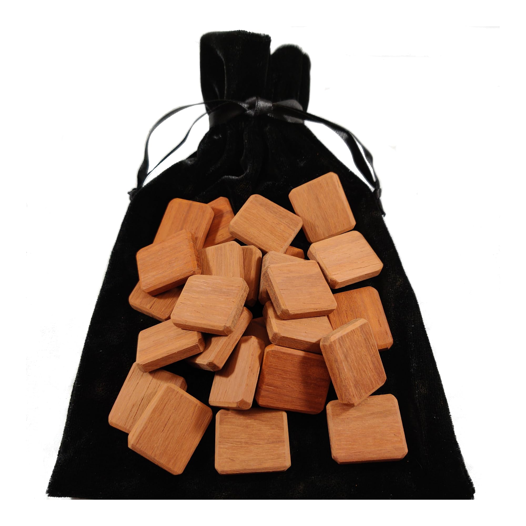 THE HEALER'S WAY Wooden Runes Set Unfinished Blank Runes- Do it Yourself Kit - with Booklet - Elder Furthark Alphabet Viking Runes for Divination and