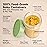 KeaBabies 4pk 8oz Glass Baby Food Containers with Lids - Leak-Proof, Microwavable Small Glass Jars, Baby Purees & Toddler Snack Storage Containers, BPA-Free, Dishwasher & Freezer Safe (Nord)