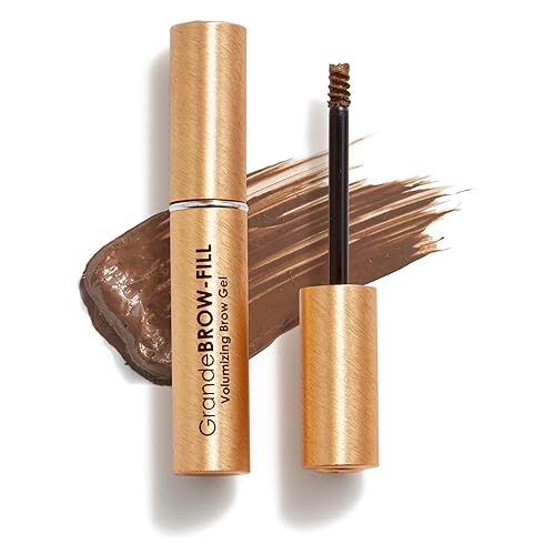 Miniatura 8 de Grande Cosmetics GrandeBROW-FILL Gel voluminizador para cejas, rímel tintado o transparente, sujeción flexible suave, resistente al agua