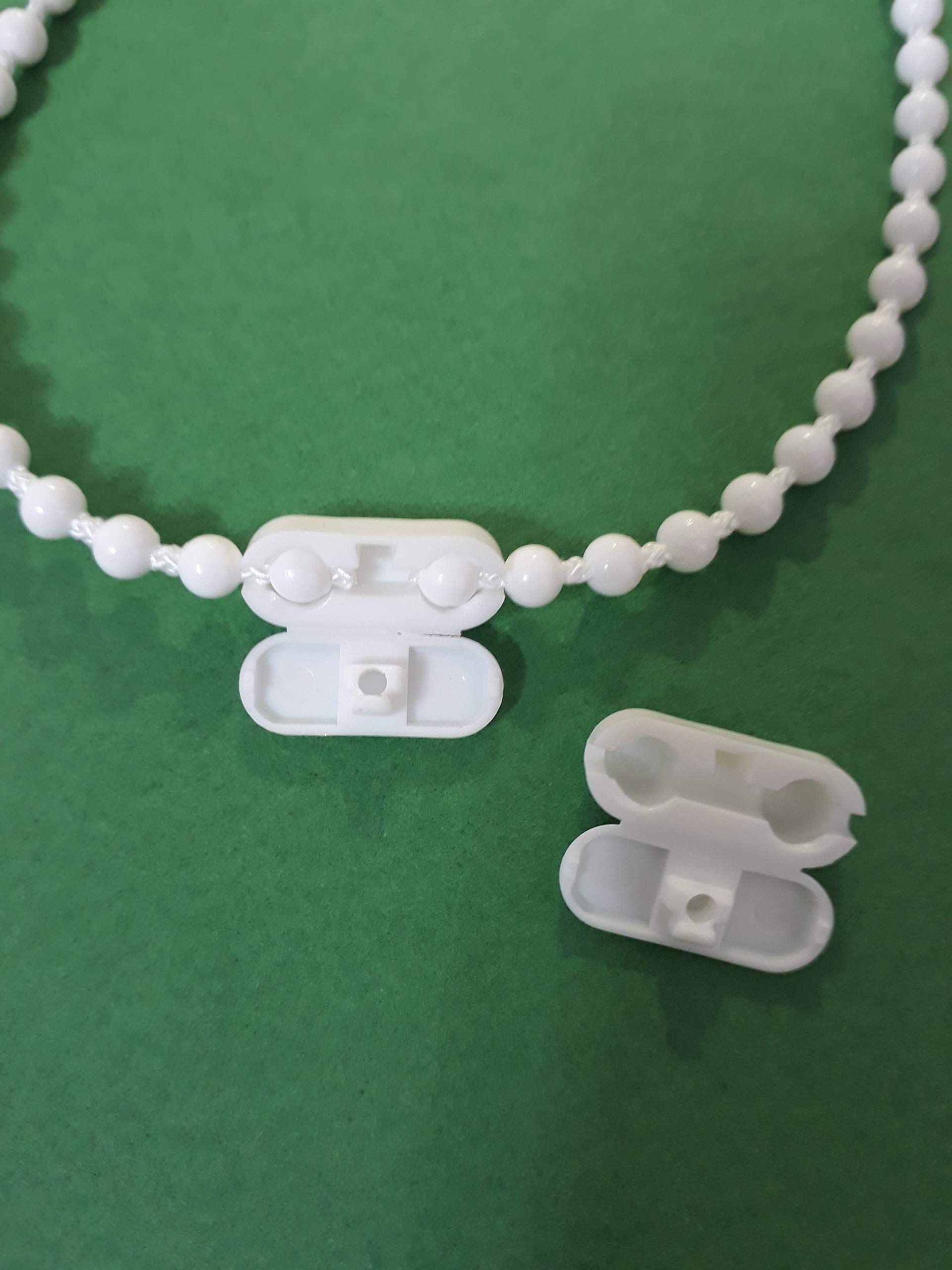 Chaîne à Billes Pour Store Vénitien Vertical – Longueur 1 M, Plastique – Système De Contrôle De Lumière