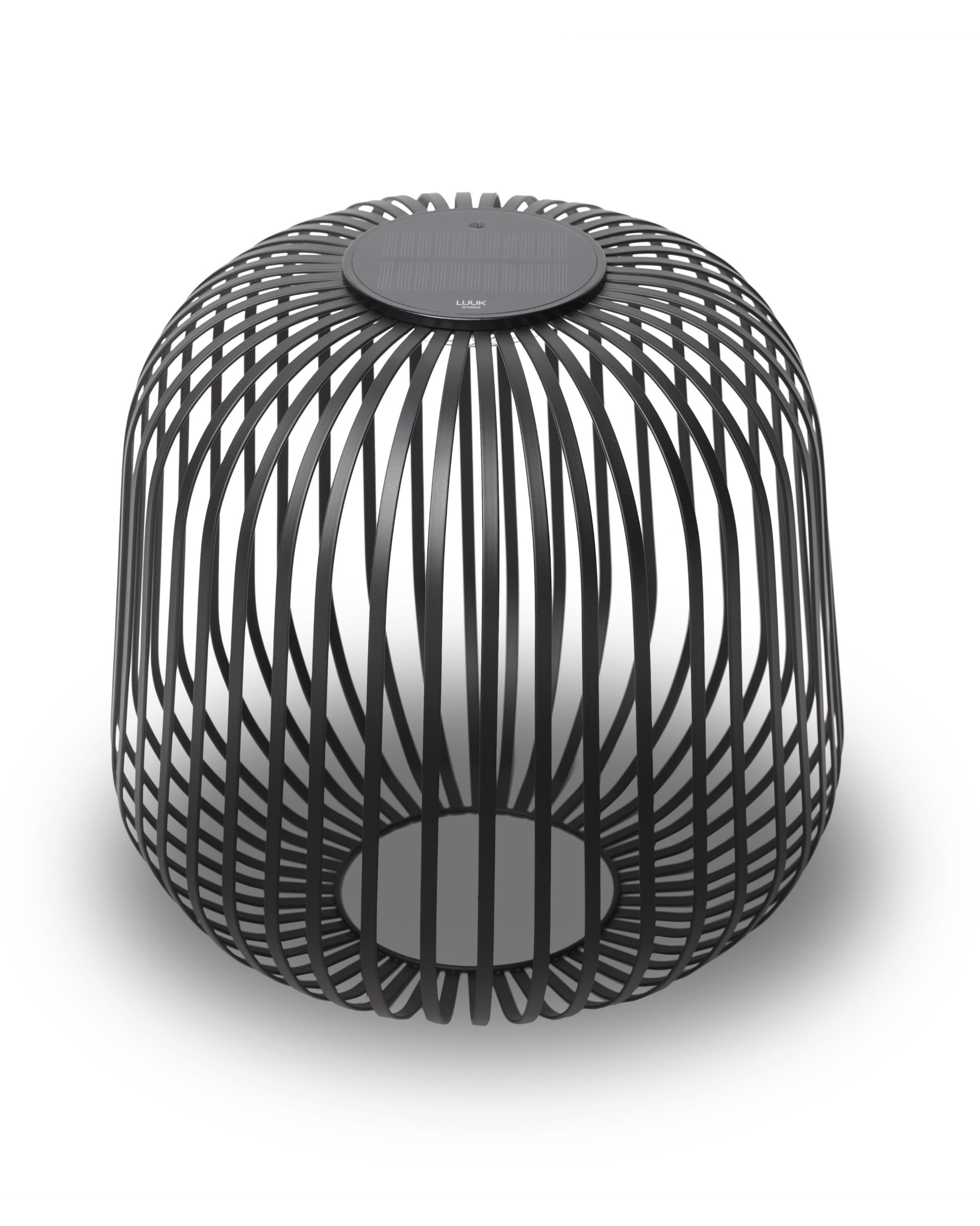 LUUK Studio Solis Wireless Solar LED Table Lamp, Warm White Dimmable Light, Cordless, Indoor & Outdoor, USB-C Rechargeable for Patio, Balcony, Living Room, Modern Minimalist Design, Black, Size L-image-42