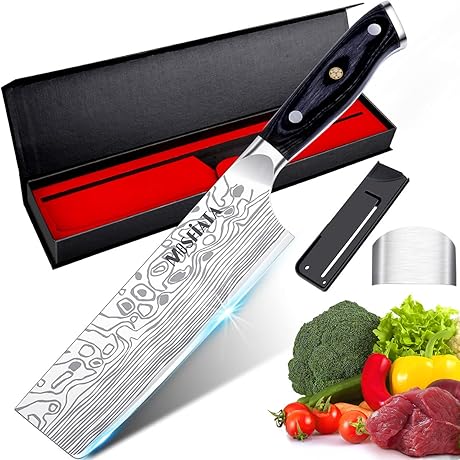 MOSFiATA Nakiri Knife Set: Experience Culinary Excellence with Precision and Control
