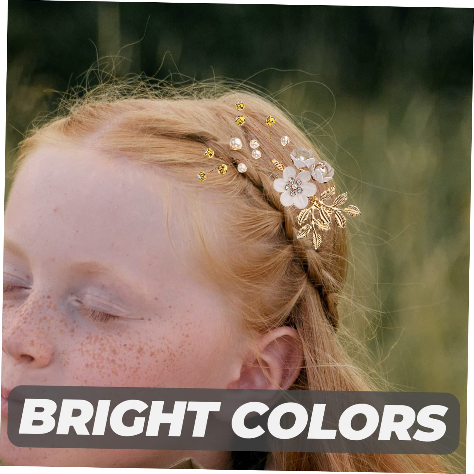MAGICLULU 2 Sätze Kamm Haarschmuck für die Braut dekorative Haarspangen Haarnadel Haarklammer Tiara Kopfbedeckungen für Frauen Haarschmuck für die Hochzeit Handbuch schmücken Damen Legierung