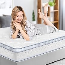 BedStory Mattress, 8 Inch Hybrid Spring Bamboo Charcoal Mattress Twin with High Density Gel Foam Paded Medium to Firm Mattresses Innerspring Bed Mattress in a Box Supportive, CertiPUR-US Certified