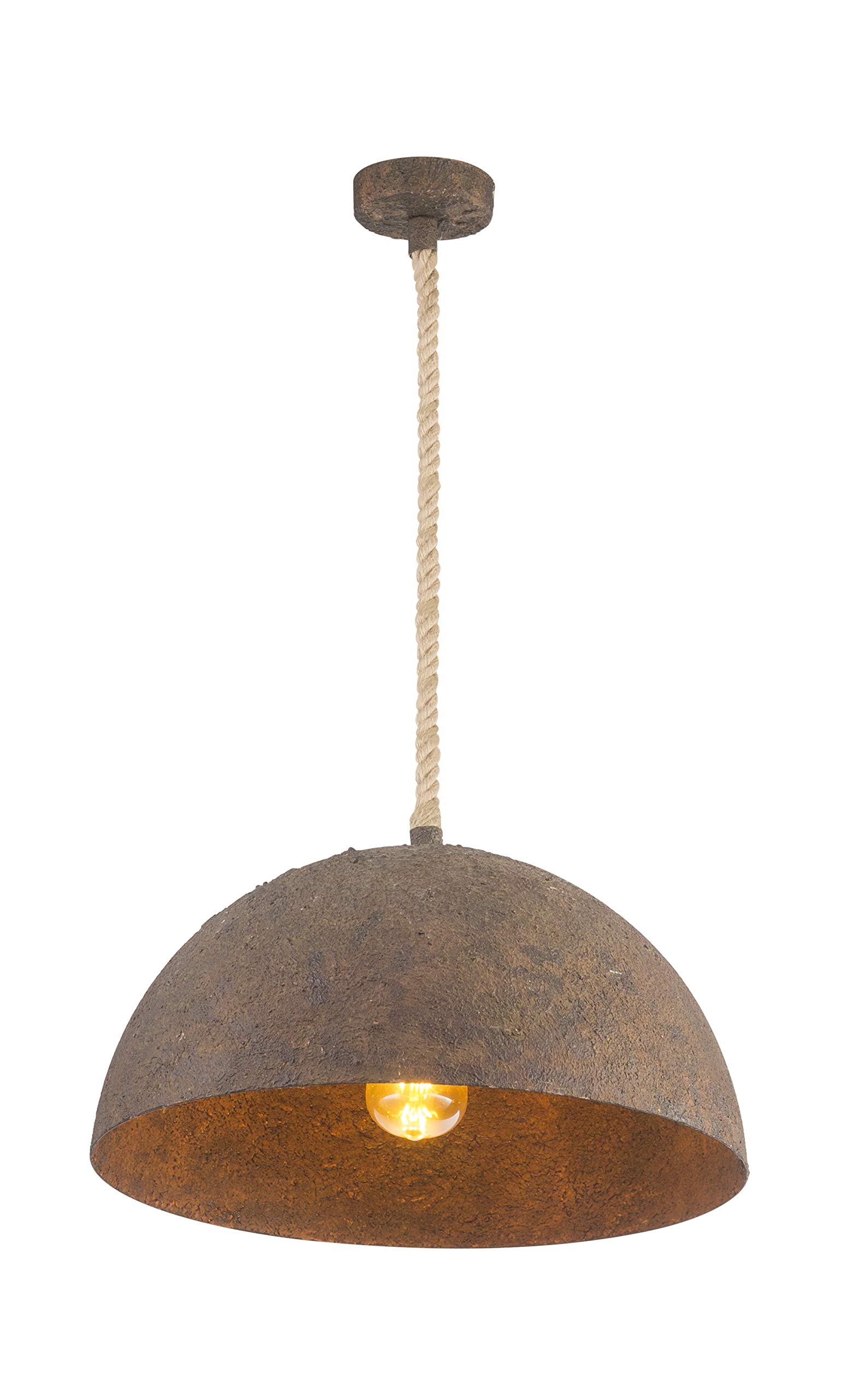 Globo Pendant Light Rea, Rust
