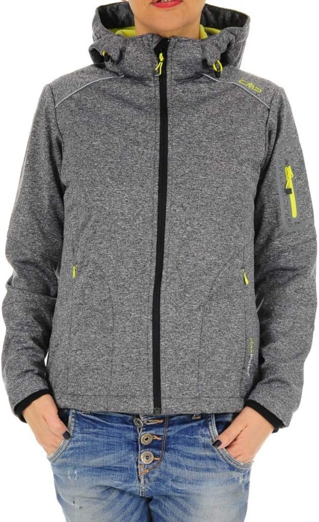 CMP F. Lli Campagnolo Softshell Jacket Nero Mel. Apple