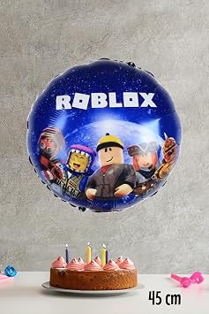 Roblox Yuvarlak Folyo Balon Mavi