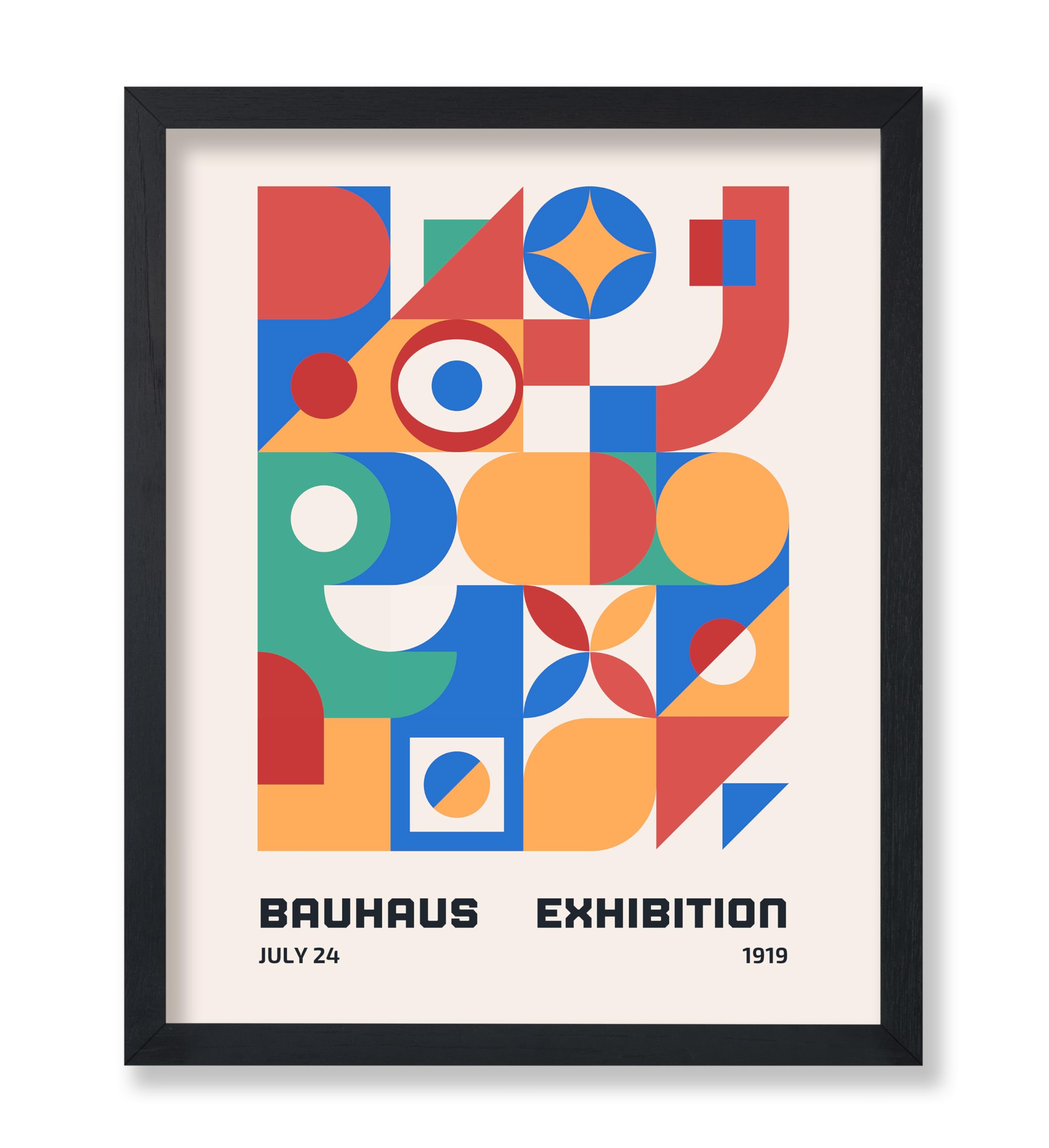 Amazon.com: Poster Master Vintage Bauhaus Poster - Retro Geometric
