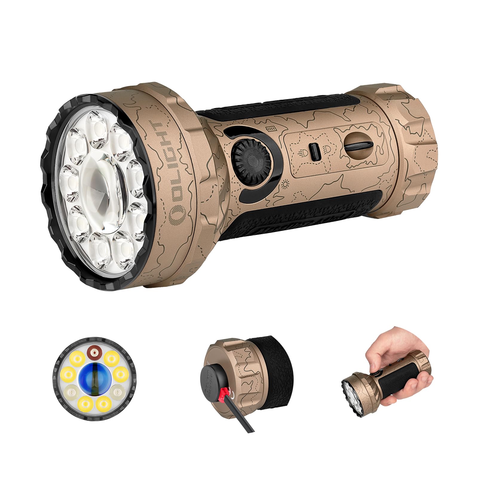OLIGHT Marauder Mini 7,000 Lumens Bright Flashlight with 600