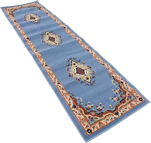 Vista 656 de Unique Loom Reza Collection- Alfombra, Polipropileno, Marrón Marrón/ marfil