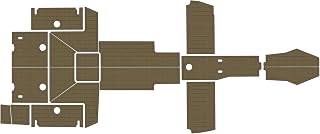 2021 Blackfin 272 DC 1 Cockpit & Swim Platform 1/4” 6mm eva Faux Teak Deck Surfing Boat Fishing Boat Motorcycle Hurts crapet Non-Slip mat Marine Floor