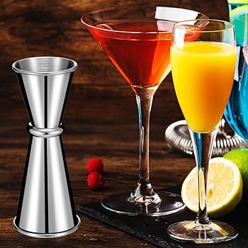 Amazon.com: 9 Pieces Jigger for Bartending Cocktail 2 oz 1
