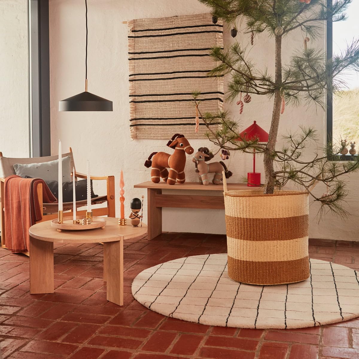 OYOY Living Inka Wood Tray - Holztablett Tablett Oval zum Servieren und Präsentieren Organisieren - Eiche 34x18x2 cm