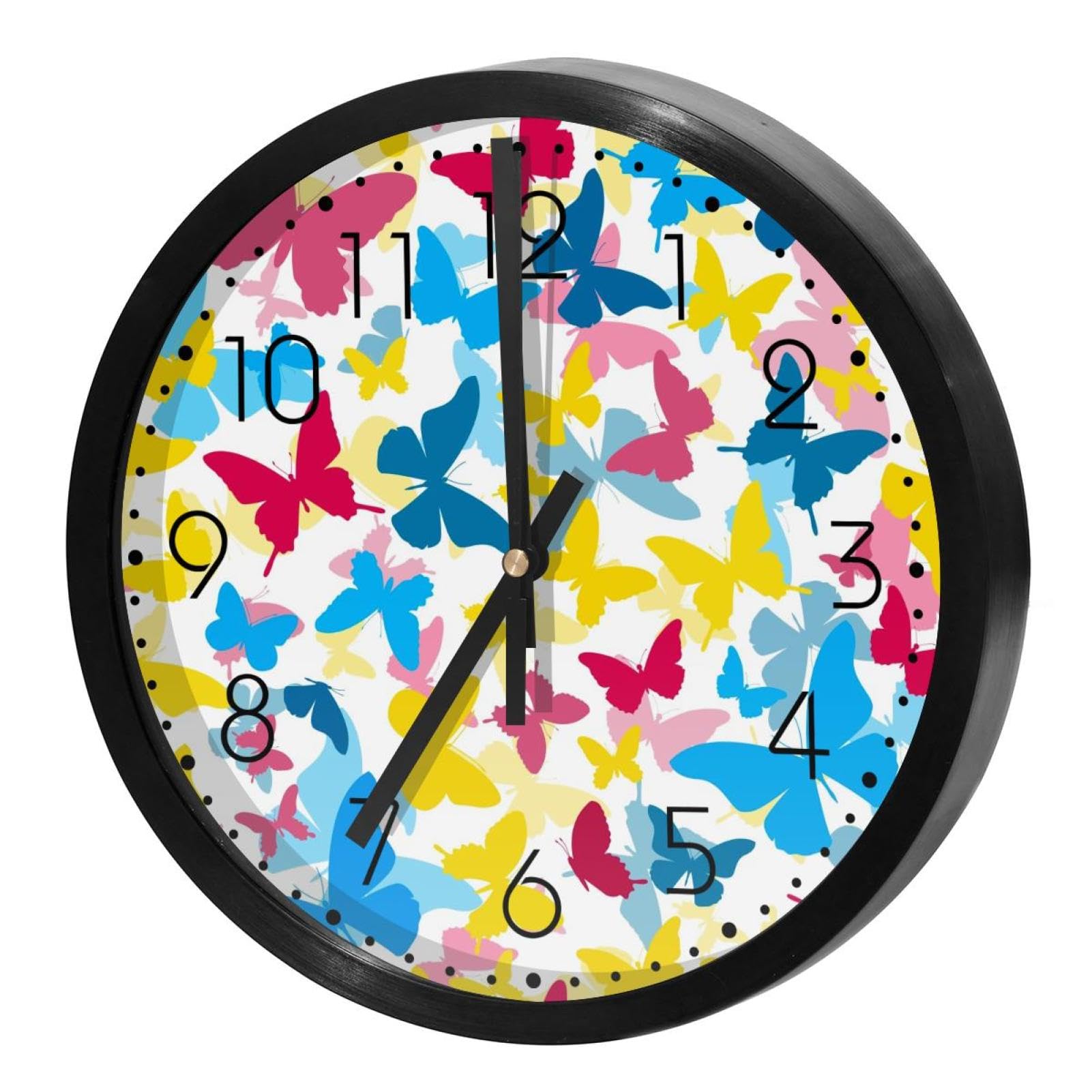 Horloge murale papillon silencieuse pour en finir avec le tic-tac