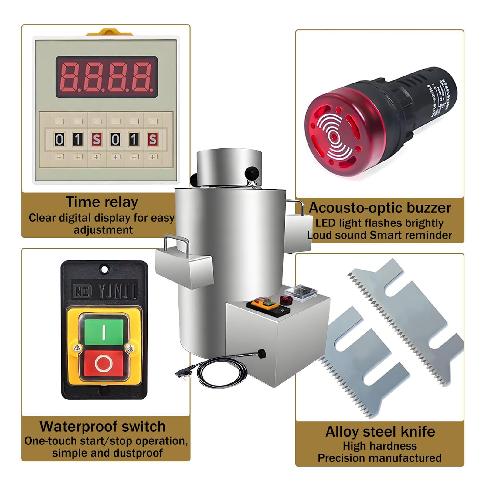 Máquina peladora de castañas, máquina automática descascaradora de castañas de Acero Inoxidable, Dispositivo pelador de castañas eléctrico Comercial de 200 V (12 Dollars)