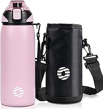 Fjbottle 1L Stainless Steel Sports Water Bottle, 800 ml, 600 ml, 400 ml Thermal Bottle for Children, Thermos without BPA