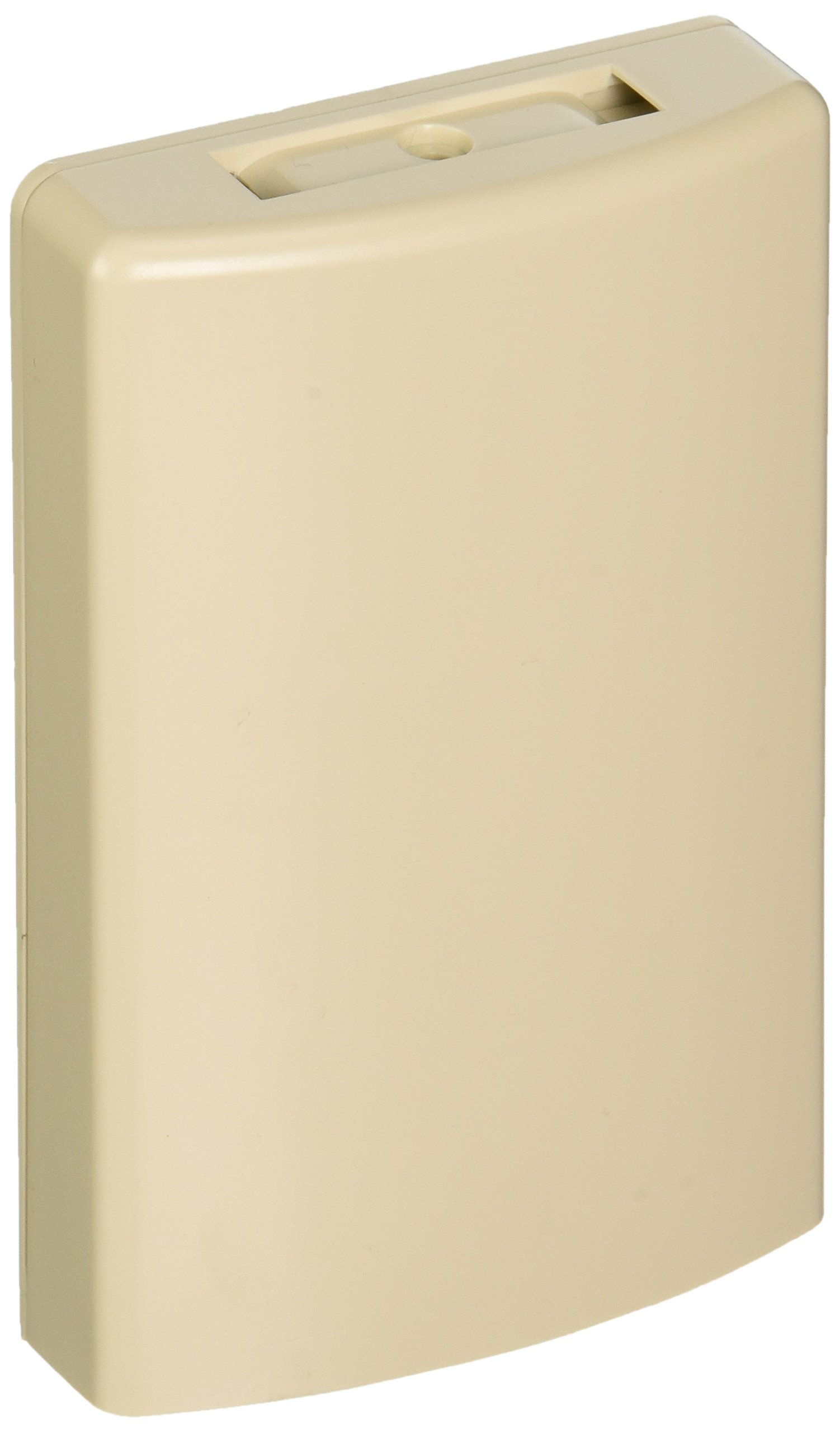 Hubbell Wiring Systems TPF1OW Secure-IT 1-Gang Tamper-Resistant Face Plate, 4-Port, Office White