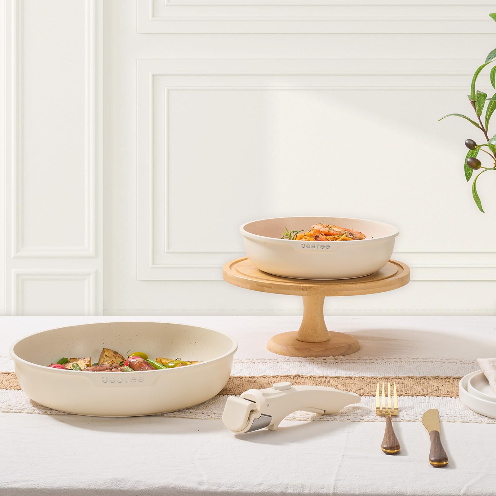 Pannenset Le Creuset Koekenpan Essential Non Stick Ceramic 20 26 cm (2-delig