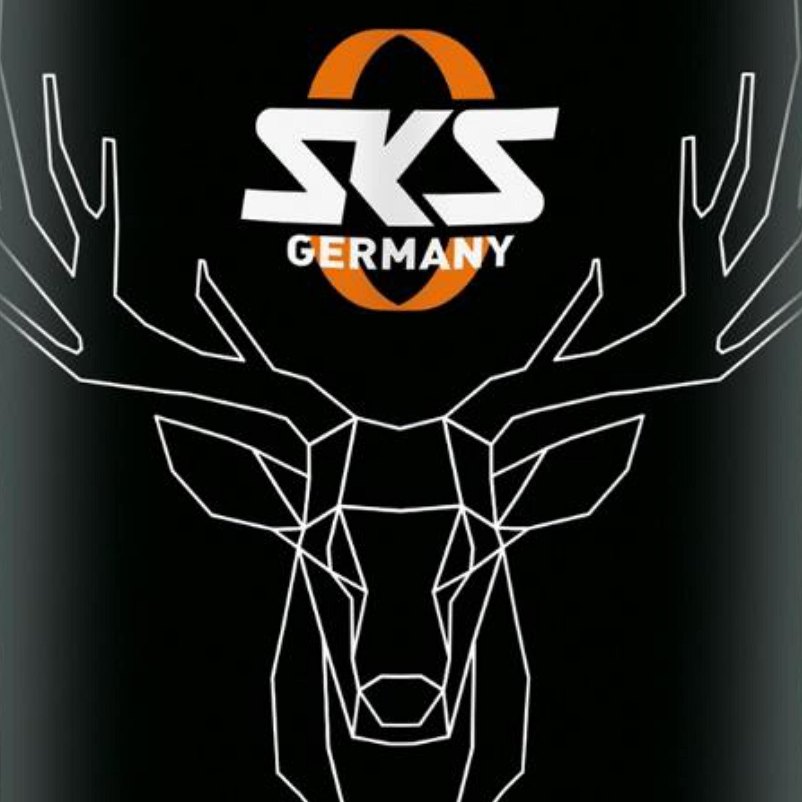 Gourde Vélo SKS Hirsch 750ml - Forme Ergonomique, Valve Anti-fuite, Bouchon Shiva