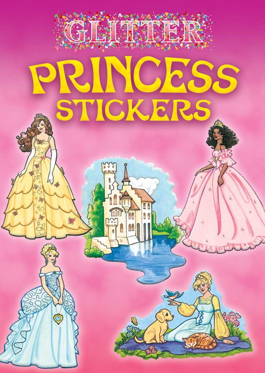Dover Books DOV-46577-2 Glitter Princess Sticker