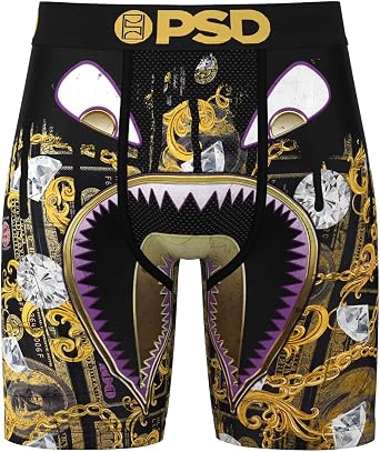 PSD Mens Wf Money Hungry Boxer Briefs, Multi, L