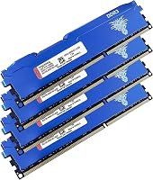Yongxinsheng DDR3 32GB (4x8GB) 1866MHz PC3-14900 Asztali RAM Memória Kék 1