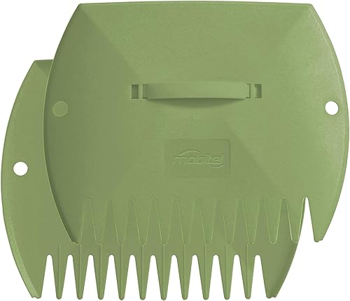 Rastrillos de mano para recoger hojas grandes para recoger hojas de patio, basura de césped y recortes de césped