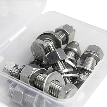 Amazon | 1/4-20 x 1-1/4インチ ステンレススチール 六角頭ネジ ボルト