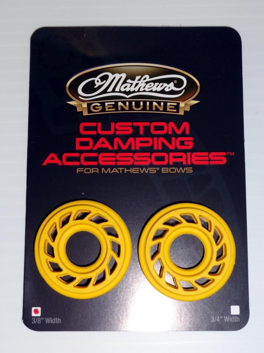 Genuine Mathews Solocam Archery 3/8" Rubber HDS Damper Yellow