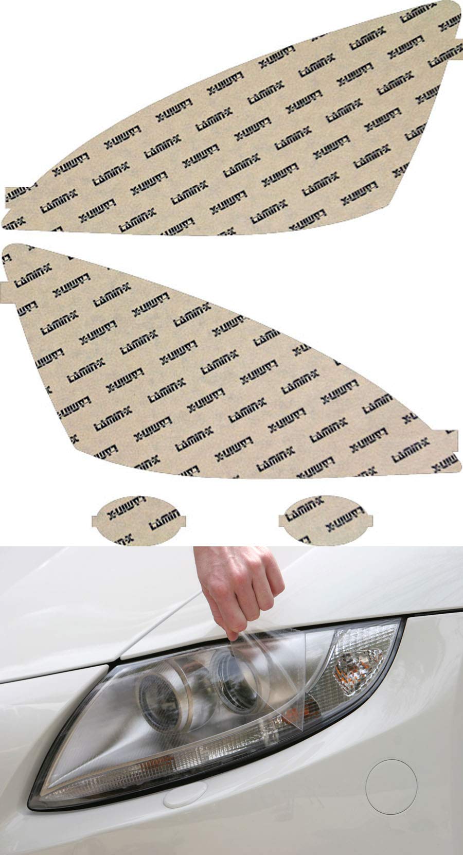 Lamin-x Custom Fit Clear Headlight Covers for Honda Accord (03-05)