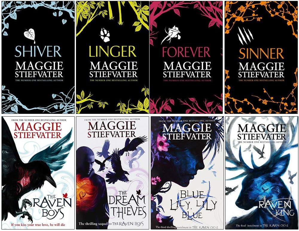 Maggie stiefvater collection wolves of mercy falls, raven cycle series 8 books set Paperback – 1 Jan. 2018