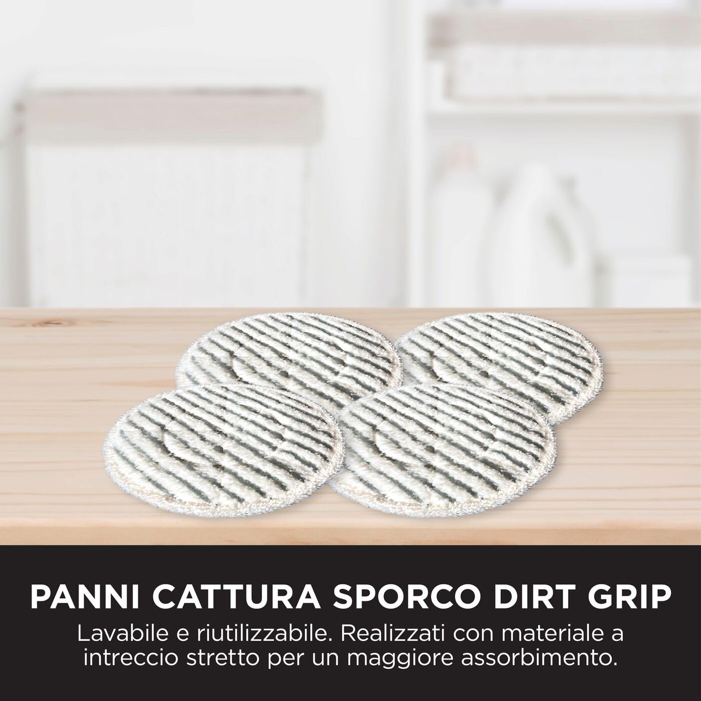 Shark Steam Mop, Scopa a Vapore Lavapavimenti Automatico con Steam Blaster, 2 Panni Lavabili Rotanti, 3 Modalità, Igienizza, Rimuove Macchie e Sporco, Tutti i Tipi di Pavimenti, Bianco/Grigio, S8201EU