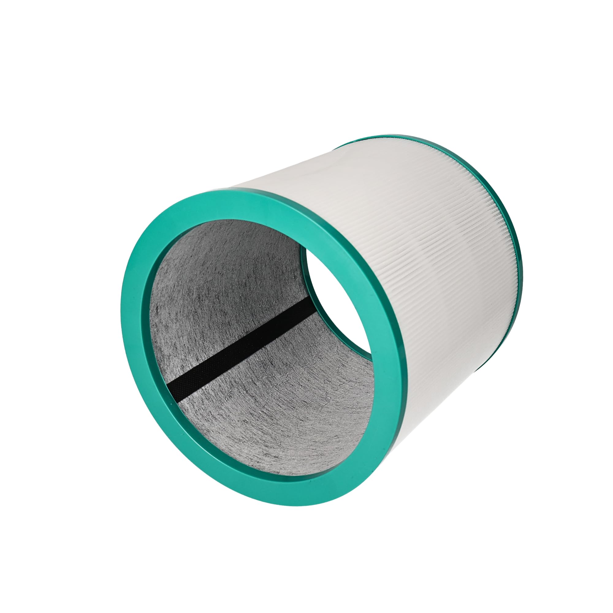 Finest-Filters White Hepa Replacement Filter Compatible With Dyson Pure Cool Link Tp01, Tp02, Tp03, Tp00, Am11, 360° Glass Hepa & Activated Carbon Air Purifier Fan Filter, Replaces Part 968126-03