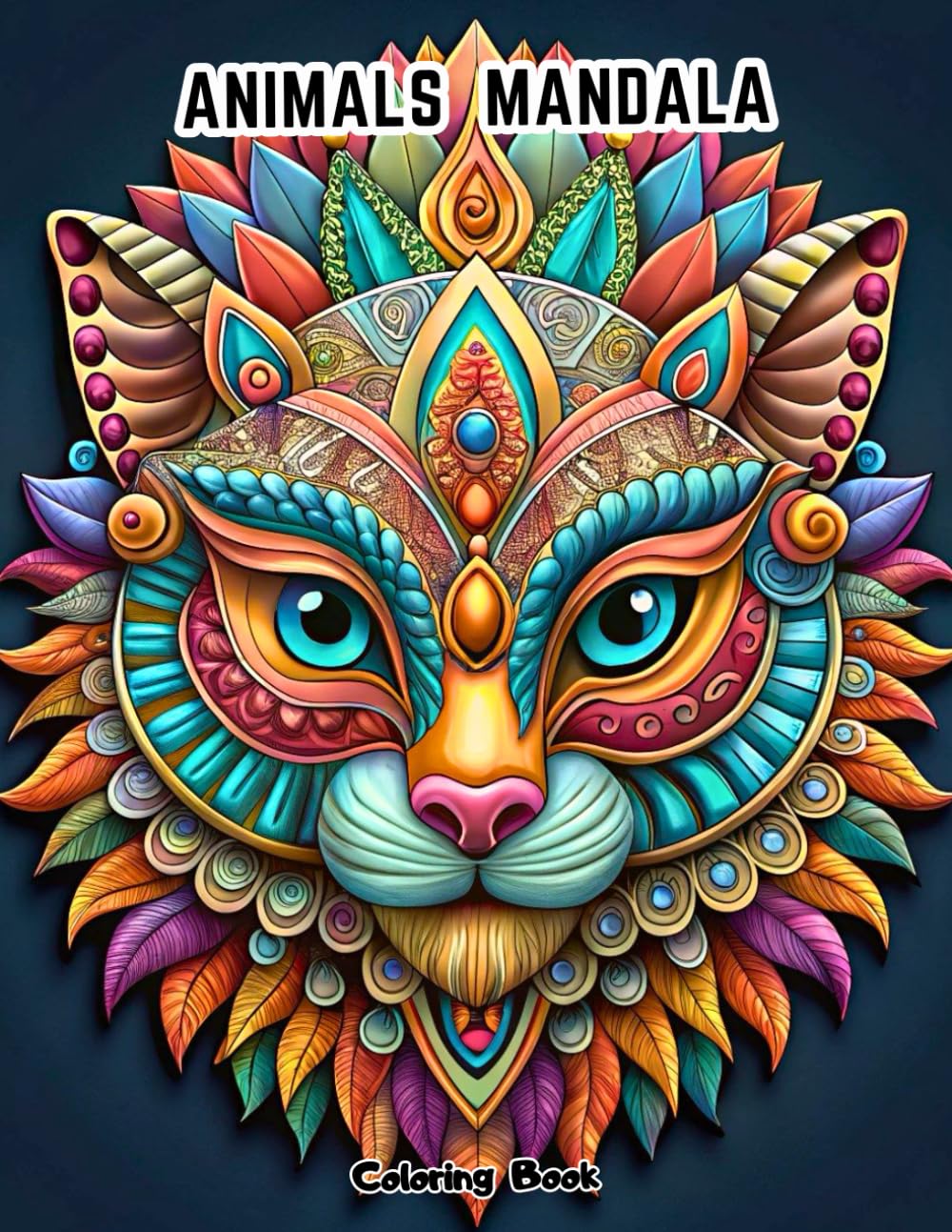 Zen Animals Coloring Book: Detailed Mandala Art for Meditation and Deep Relaxation
