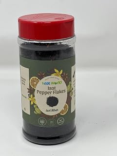 EATWORLD Premium Turkish Isot Pepper Flakes | Authentic Urfa Biber for Cooking & Seasoning | Smoky, Mild Heat, Sun-Dried Chili | Non-GMO, Gluten-Free, Vegan (7 oz / 185g)