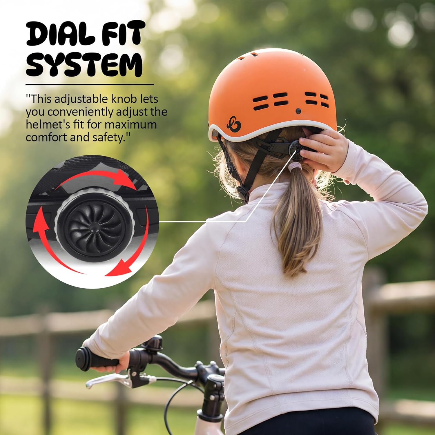 Kids Bike Helmet CPSC Certified - Adjustable Safety Helmet for Ages 3-14, Boys Girls Youth Bicycle Skateboard Scooter Helmet with Comfortable Padding & Carrying Bag - Image 4