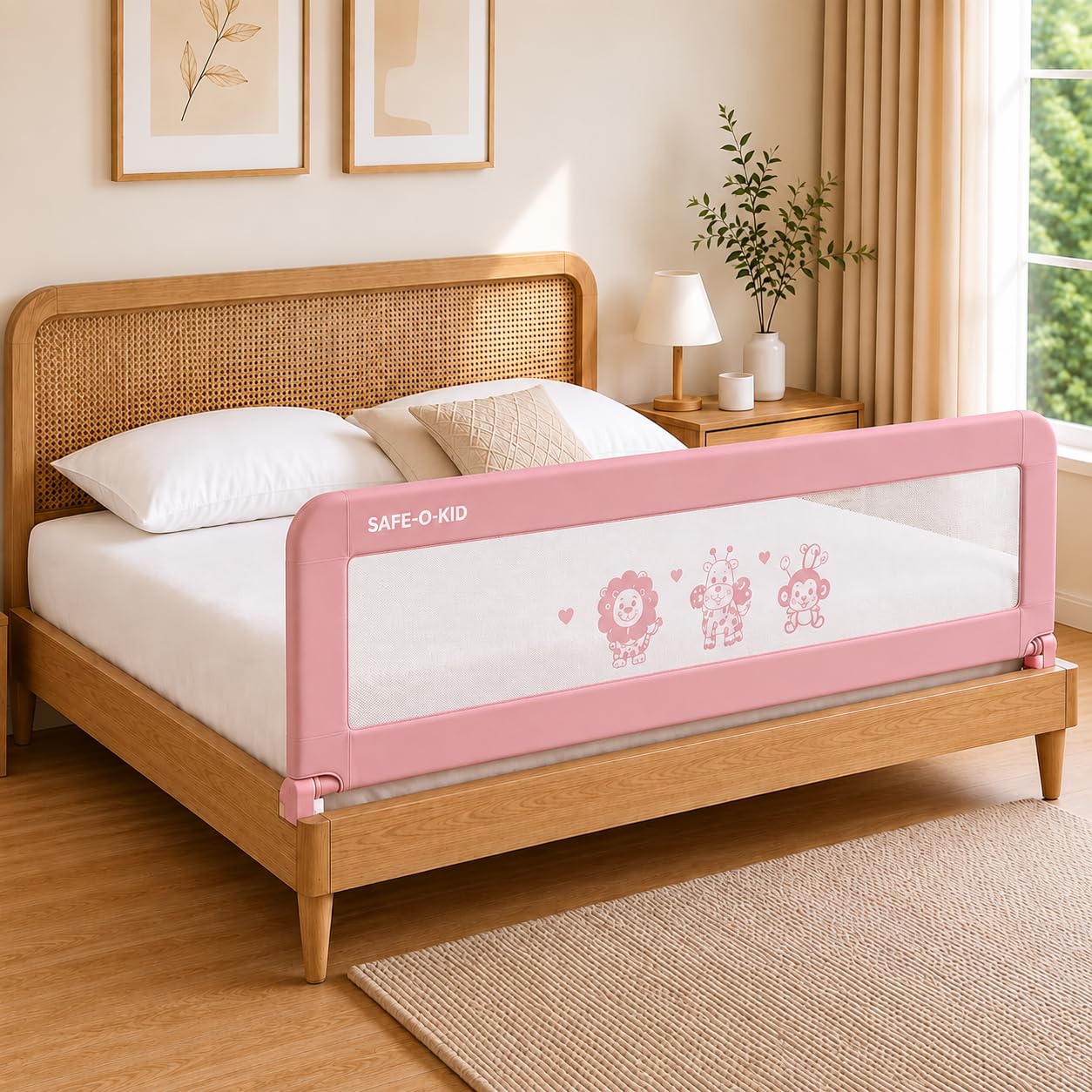 Safe-O-Kid Bed Rail Guard - Baby Safety -10