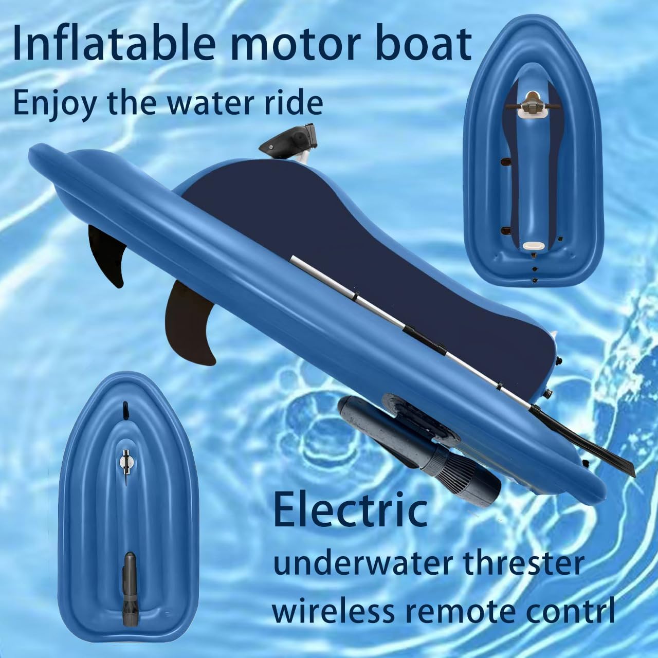 Motore elettrico per barca, 500 W, per barche gonfiabili, kayak e SUP, batteria a lunga durata, scooter subacqueo per nuoto e immersioni, propulsione portatile per tutte le età