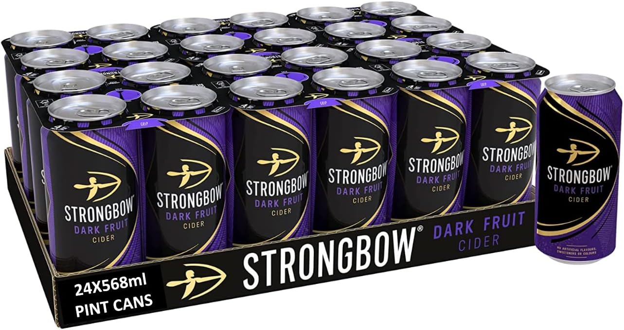 Strongbow Dark Fruit 24x568ml Pint Cans Amazon.co.uk Grocery